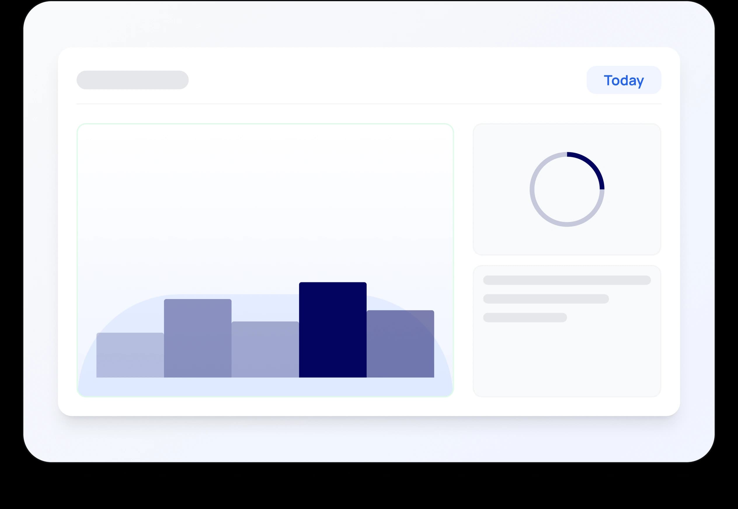 Analytics dashboard showing link performance and geographic data